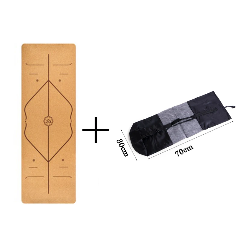 Natural Cork TPE Yoga Mat - Image 9