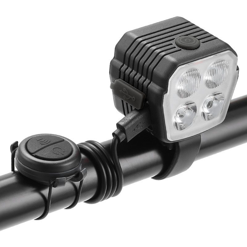 2-in-1 Bike Horn Light – USB Rechargeable Bicycle Headlight & Horn - Image 2