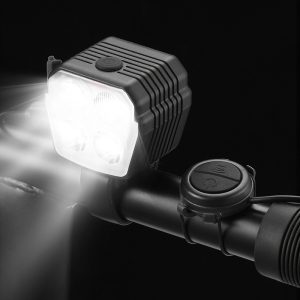 2-in-1 Bike Horn Light – USB Rechargeable Bicycle Headlight & Horn