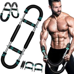 Adjustable Power Twister Bar – Spring Arm & Chest Strength Trainer