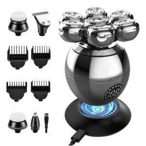 USB Rechargeable Multifunction Electric Shaver – 4-Blade System