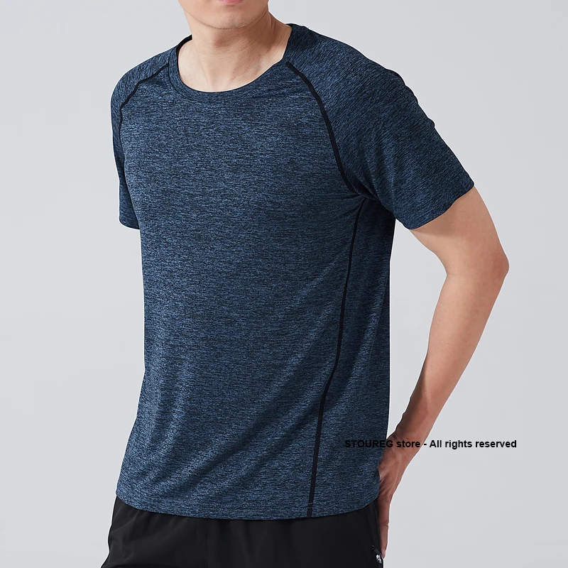 Men's Quick-Dry Performance T-Shirt – Lightweight Compression Athletic Gym Tee - Image 2