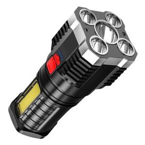 5-LED rechargeable outdoor flashlight