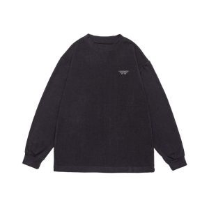 Black hiking base layer for men