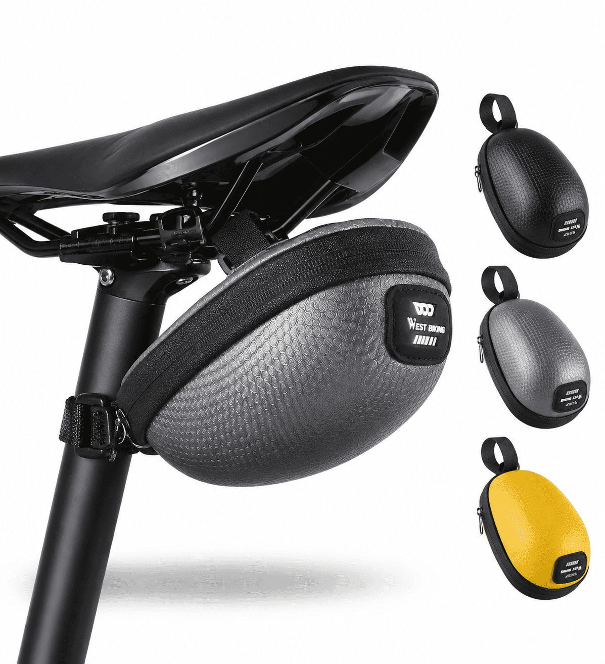 hard shell bike saddle bag
