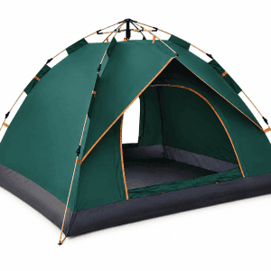 4 person family camping tent with mesh ventilation