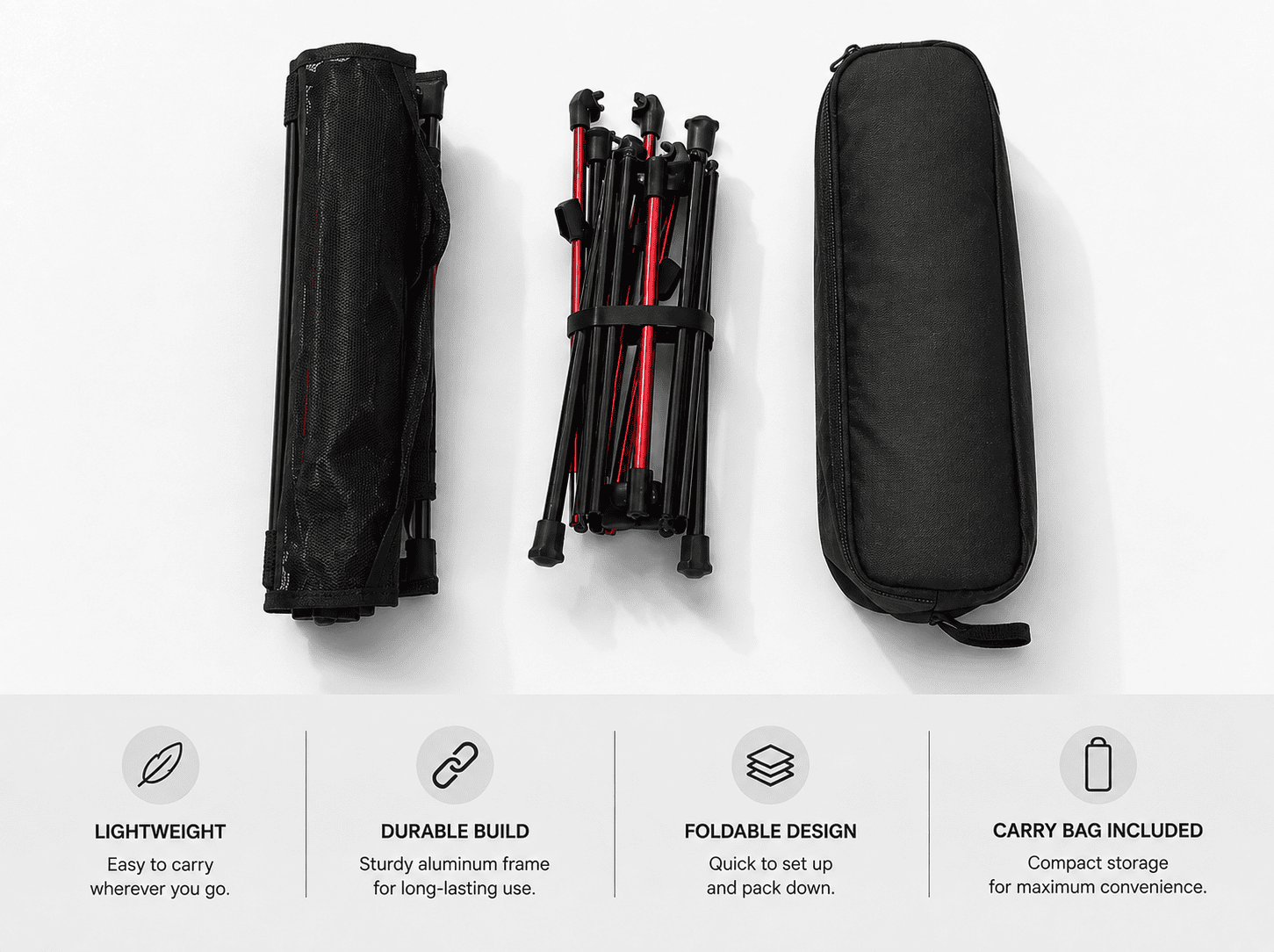 Portable Folding Camping Table - Image 3