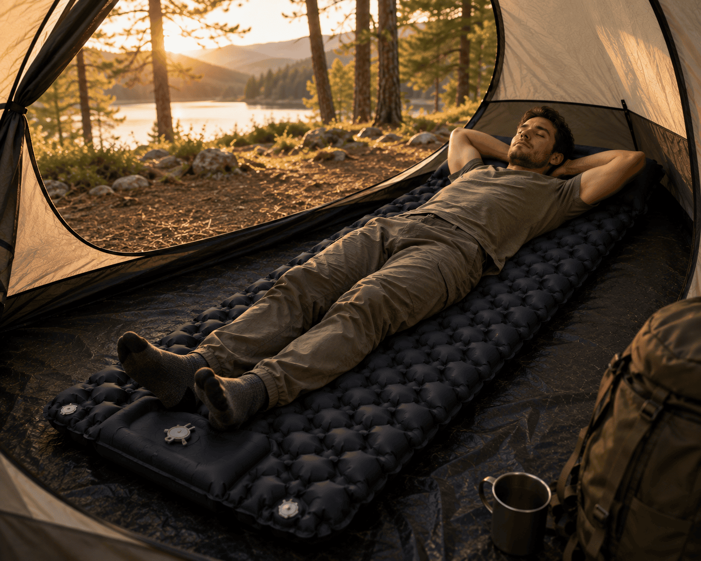 Ultralight Inflatable Sleeping Pad - Image 4