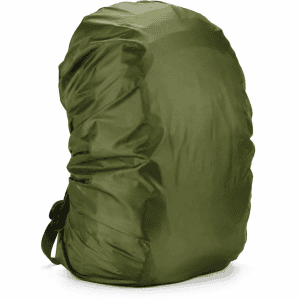 green waterproof backpack rain cover for hiking