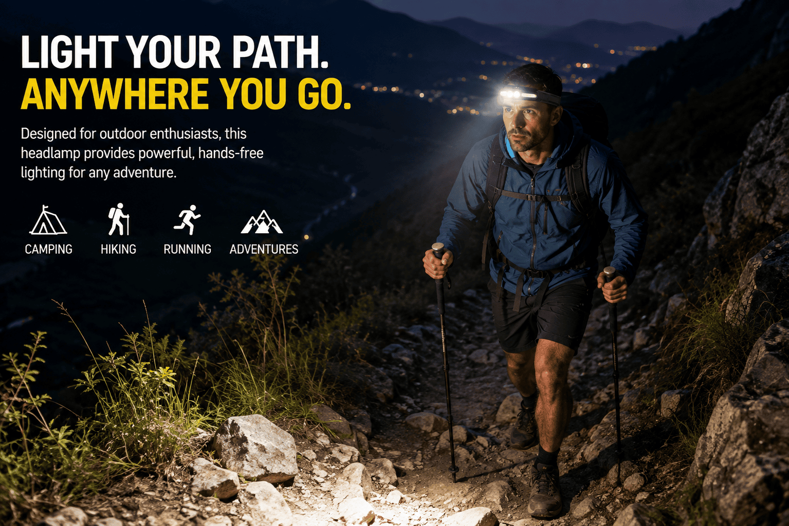 Rechargeable COB Headlamp - Image 4