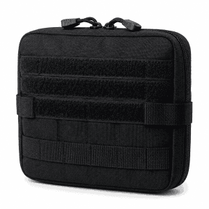 Outdoor first aid pouch with MOLLE webbing