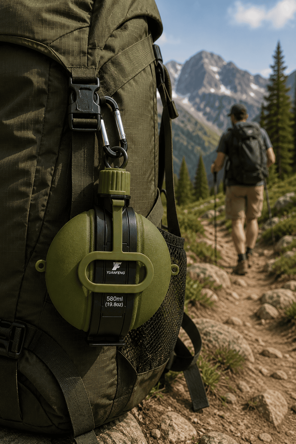 Collapsible Hiking Water Bottle - Image 4